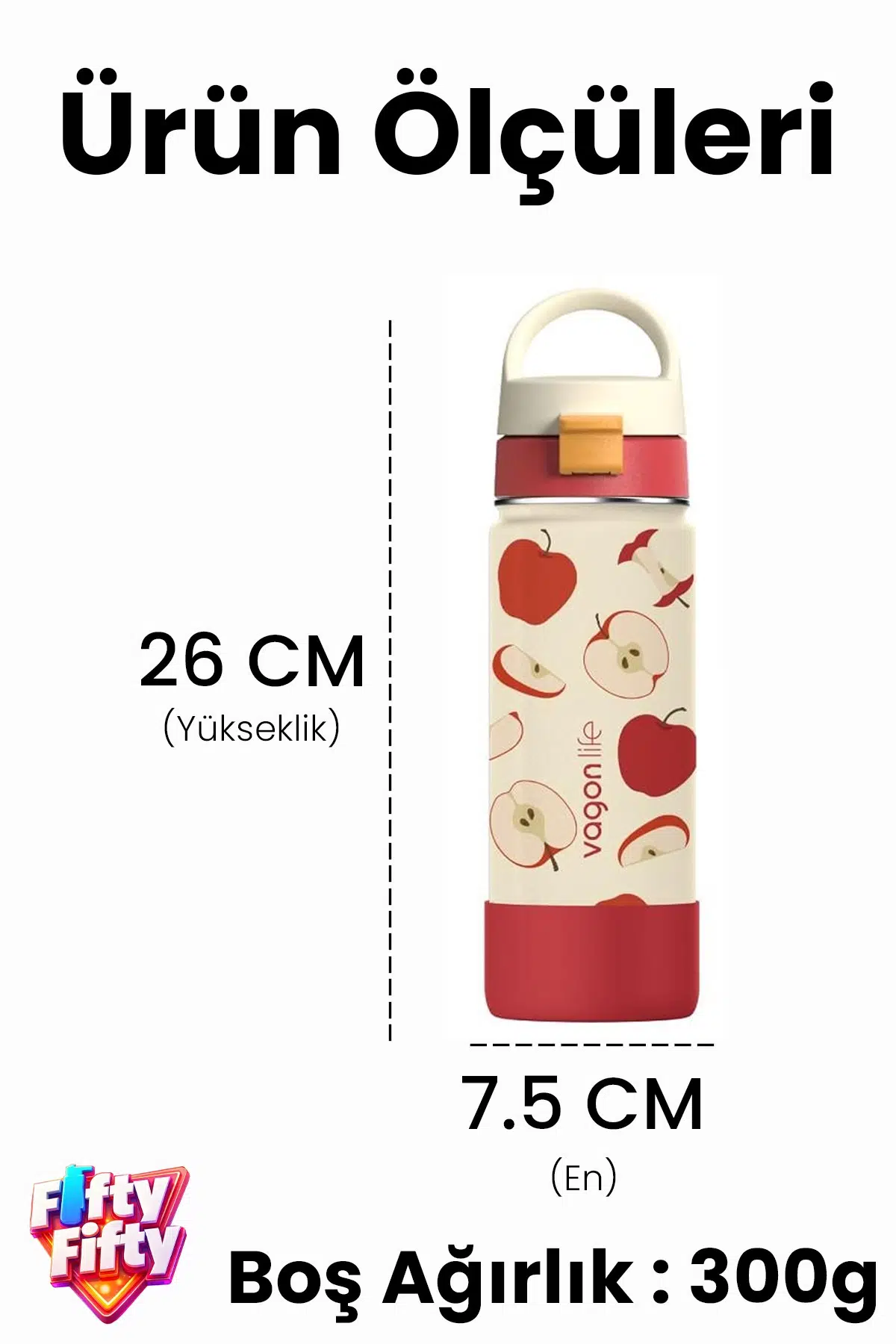 550 ML Desenli Tek Kapak Çift Kullanım Pipetli Rahat İçim Kulplu Paslanmaz Çelik Termos 1109-550ML