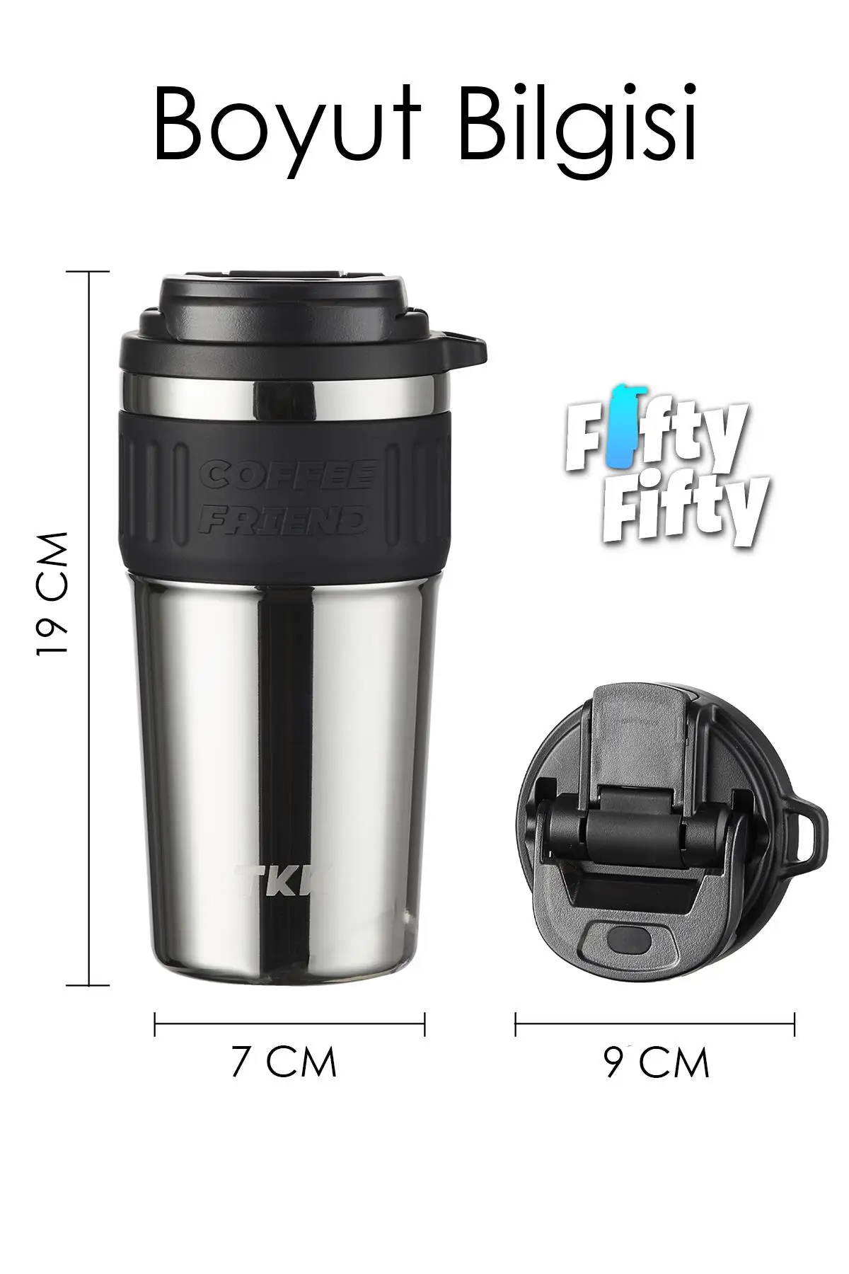 TKK 630 ML Özel Seri Çelik Mug Kahve Bardağı Pipetli/Rahat İçim 6 Saat Sıcak/12 Saat Soğuk Termos -2023 630ML