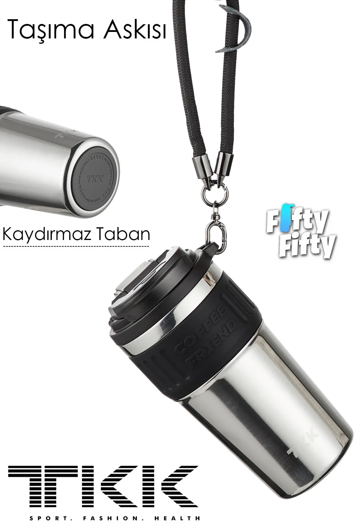TKK 630 ML Özel Seri Çelik Mug Kahve Bardağı Pipetli/Rahat İçim 6 Saat Sıcak/12 Saat Soğuk Termos -2023 630ML