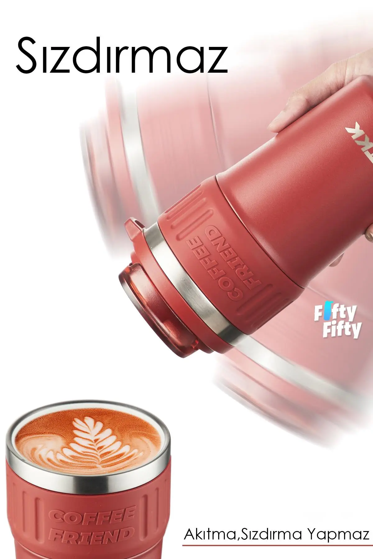 TKK 630 ML Özel Seri Çelik Mug Kahve Bardağı Pipetli/Rahat İçim 6 Saat Sıcak/12 Saat Soğuk Termos -2023 630ML