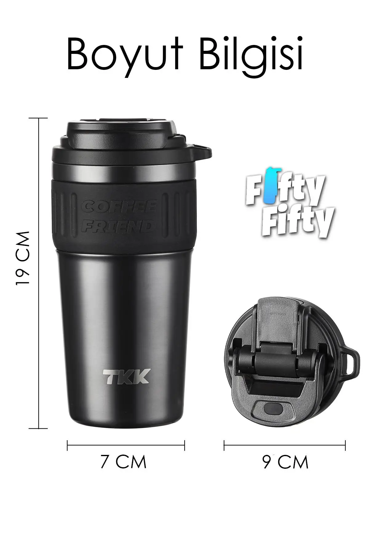 TKK 630 ML Özel Seri Çelik Mug Kahve Bardağı Pipetli/Rahat İçim 6 Saat Sıcak/12 Saat Soğuk Termos -2023 630ML