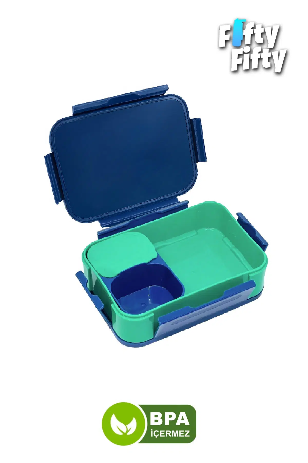 900 ML Tek Kat 3 Bölme Çocuk Beslenme Kutusu -FFB1270