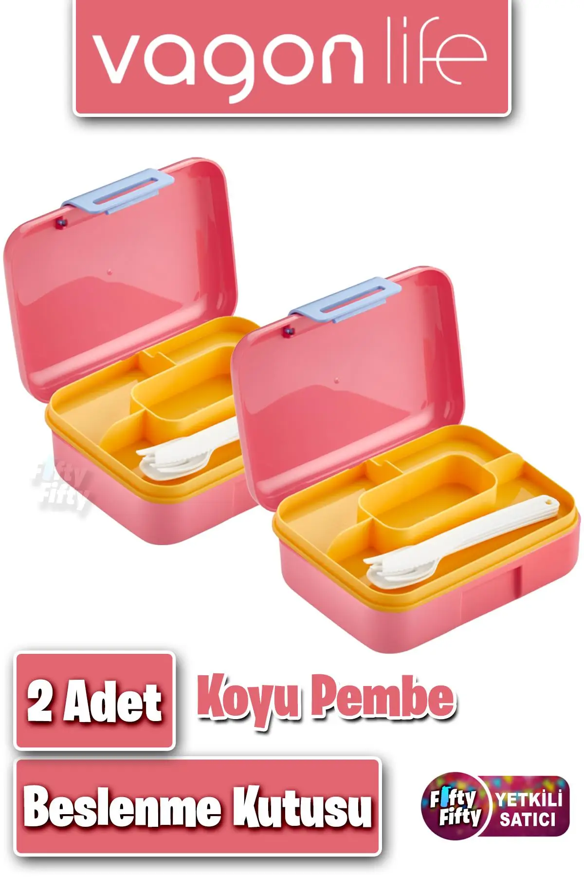 2`li Set Beslenme Kutusu (Seçtiğiniz Renkte 2 Adet Gönderilir) Ürün Vagonlife Markadır