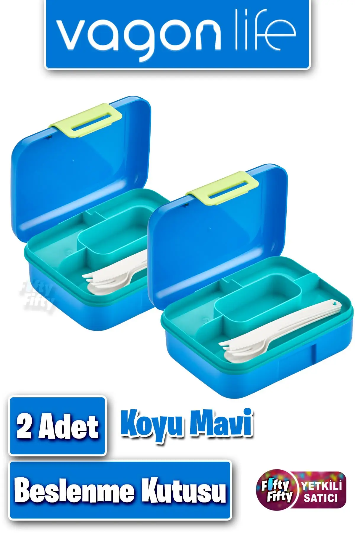 2`li Set Beslenme Kutusu (Seçtiğiniz Renkte 2 Adet Gönderilir) Ürün Vagonlife Markadır