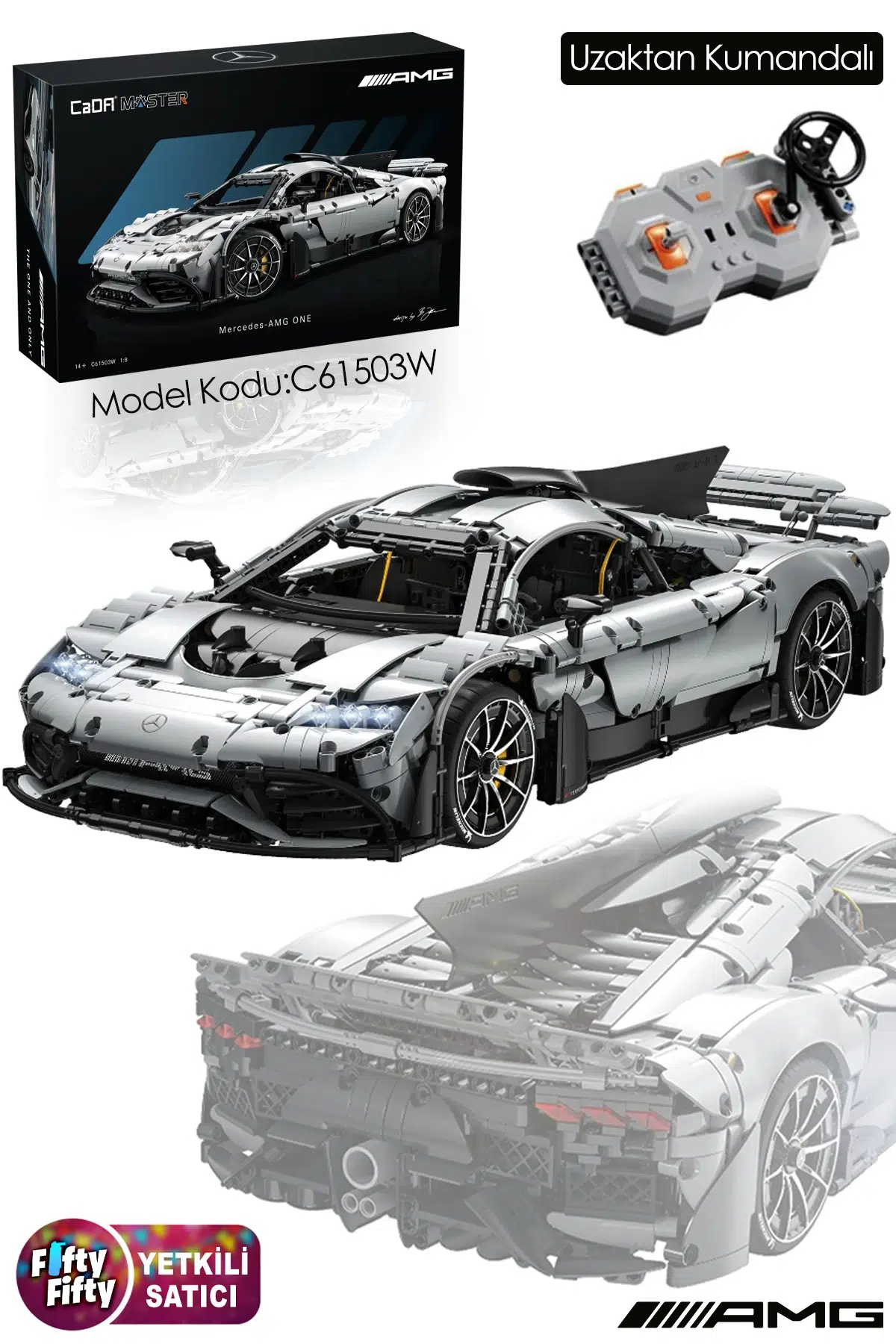 Cada Mercedes AMG ONE -C61503W (3295 Parça) Profesyonel Oyuncak Yapım Seti -FFCADA-C61503W