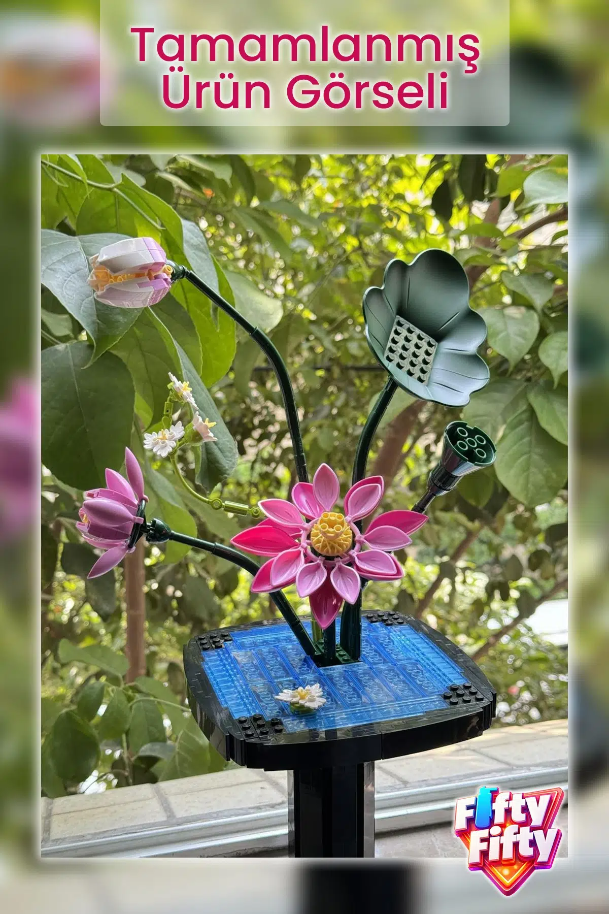 CADA Artizan Summer C59024W Dekoratif ve Koleksiyonluk Çiçek Modeli 751 Parça FFC59024W