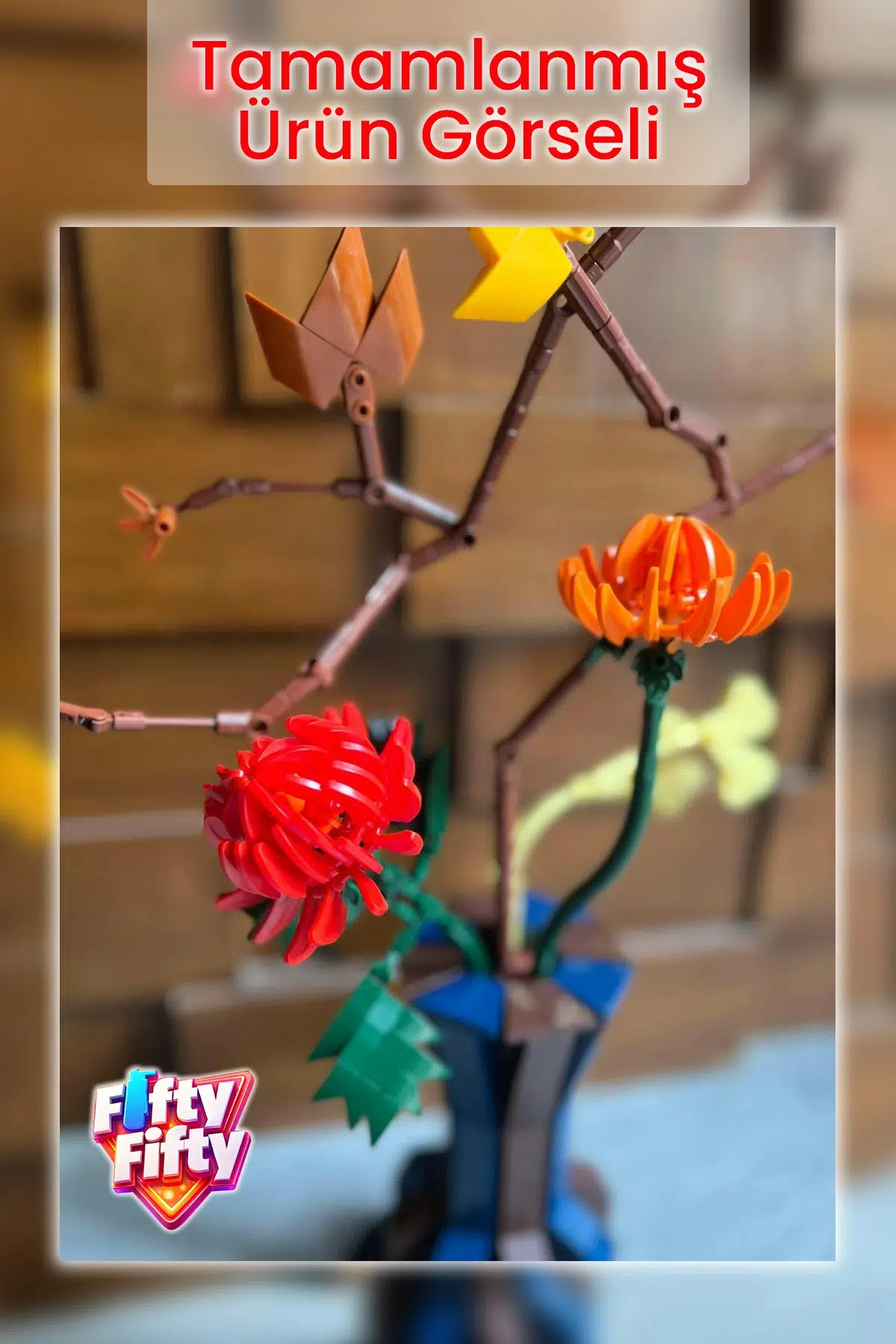 CADA Artizan Autumn C59025W Dekoratif ve Koleksiyonluk Çiçek Modeli 795 Parça FFC59025W 