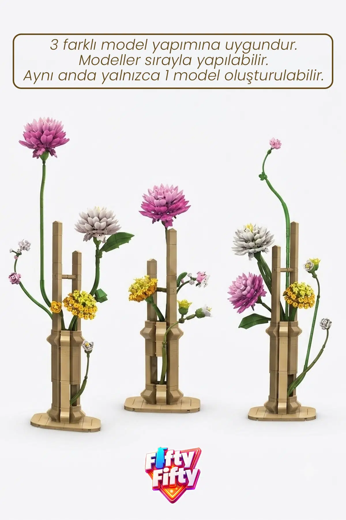 CADA Artizan Spring C59023W Dekoratif ve Koleksiyonluk Çiçek Modeli 613 Parça FFC59023W 