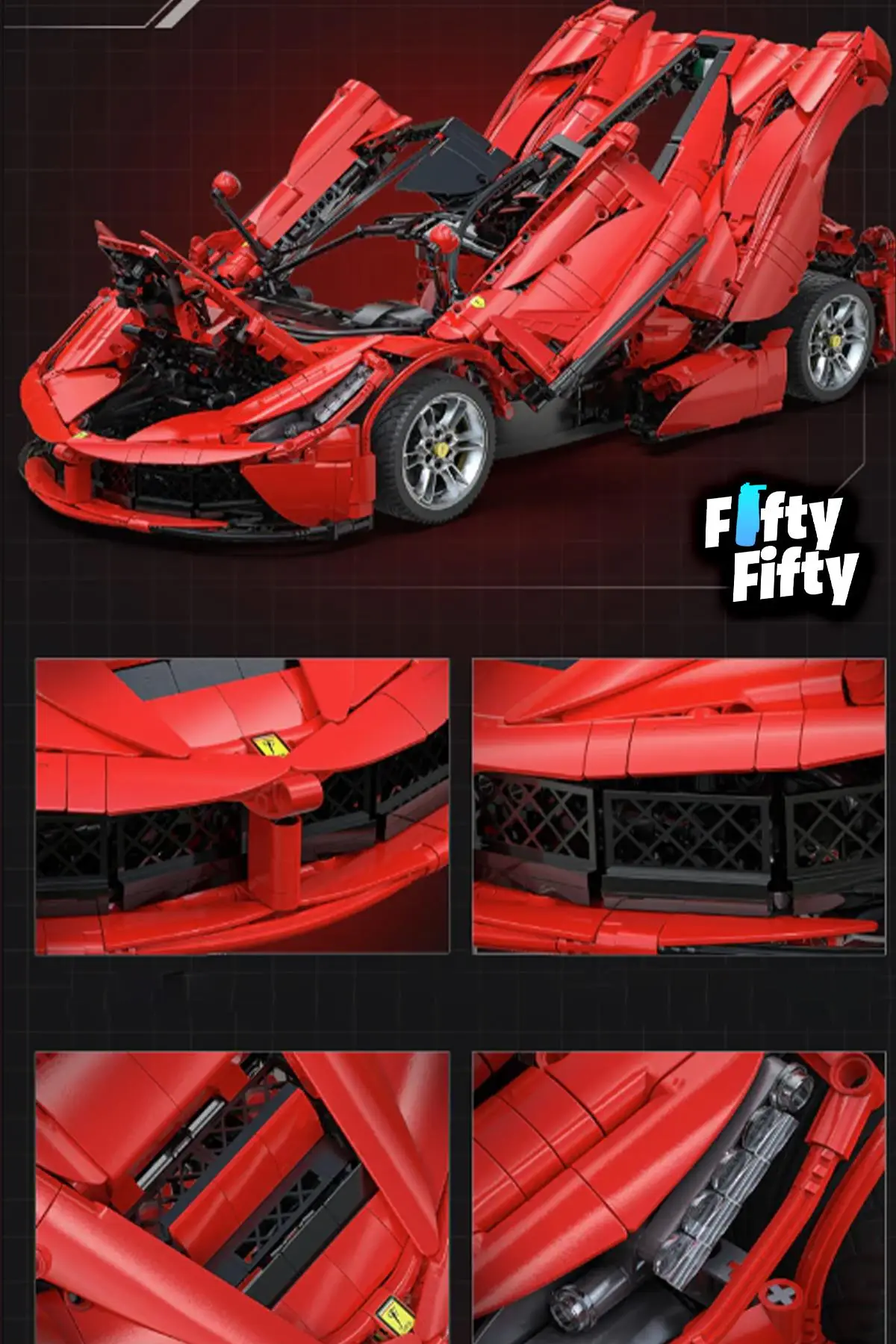 Cada Bricks Viva Hypercar -C61505W (4739 Parça) Profesyonel Oyuncak Yapım Seti