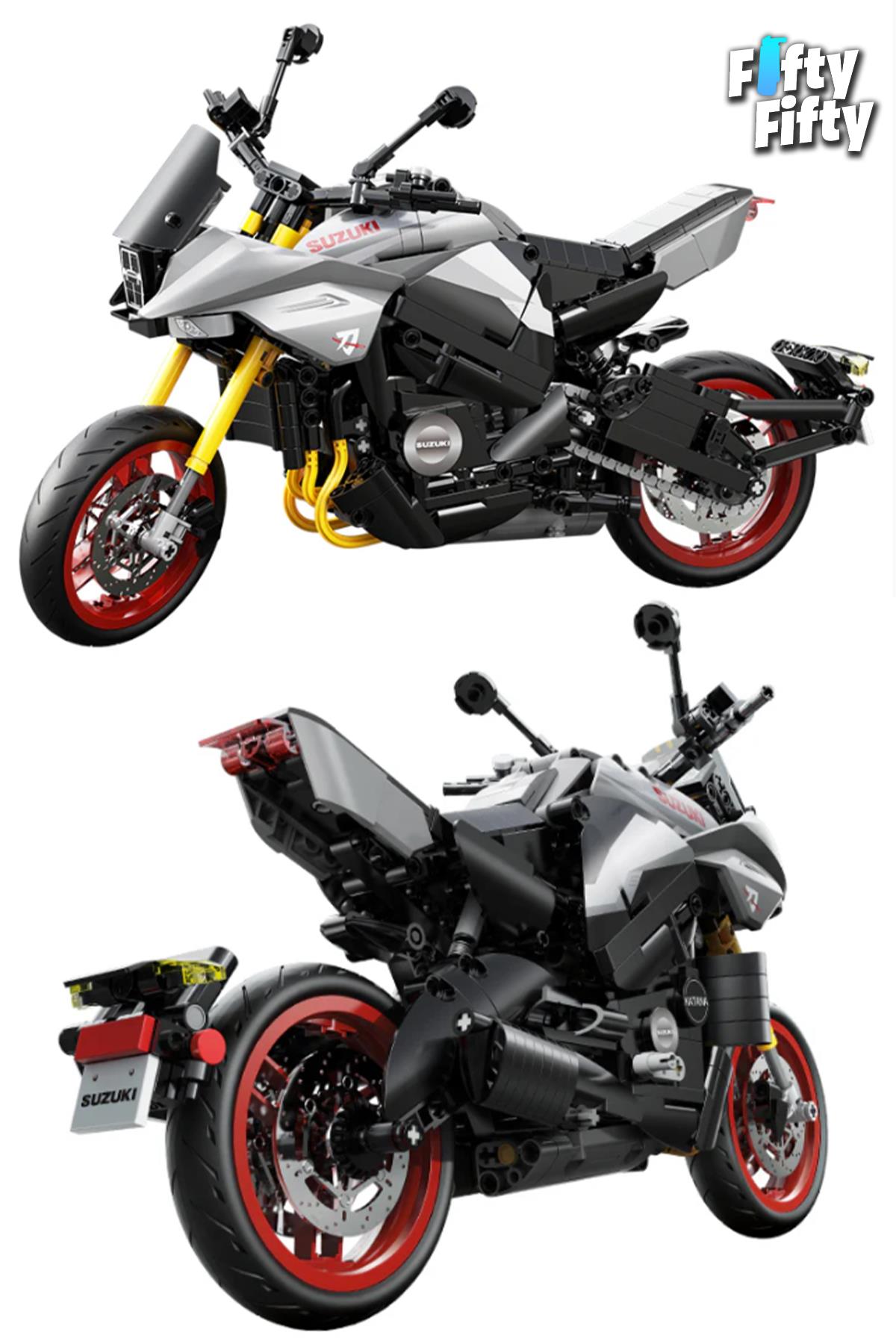 Cada Suzuki Katana 2022 Motosiklet-C59021W (1104 Parça) Oyuncak Yapım Seti