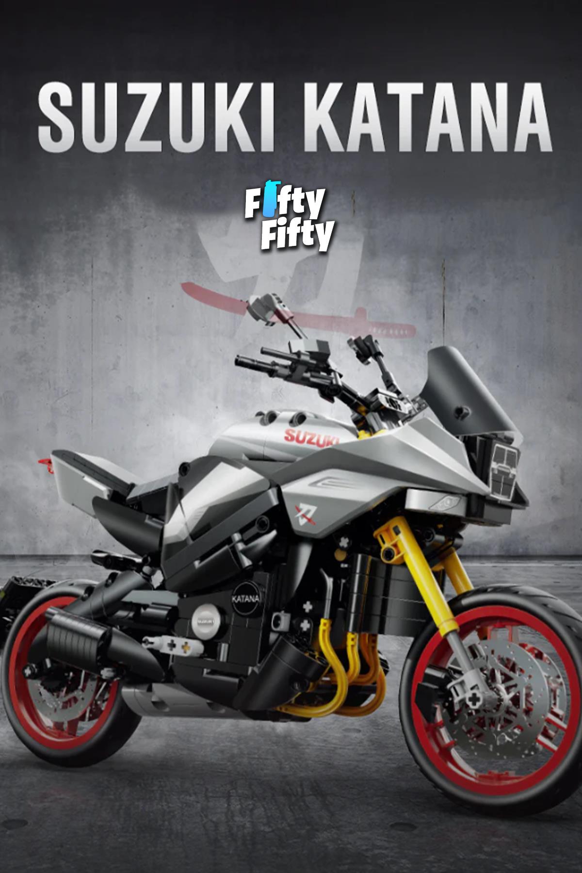 Cada Suzuki Katana 2022 Motosiklet-C59021W (1104 Parça) Oyuncak Yapım Seti