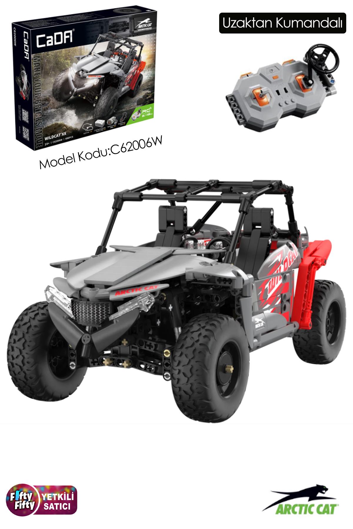 Cada Arctıc Cat Wildcat Xx -C62006W (686 Parça) Uzaktan Kumandalı Oyuncak Yapım Seti