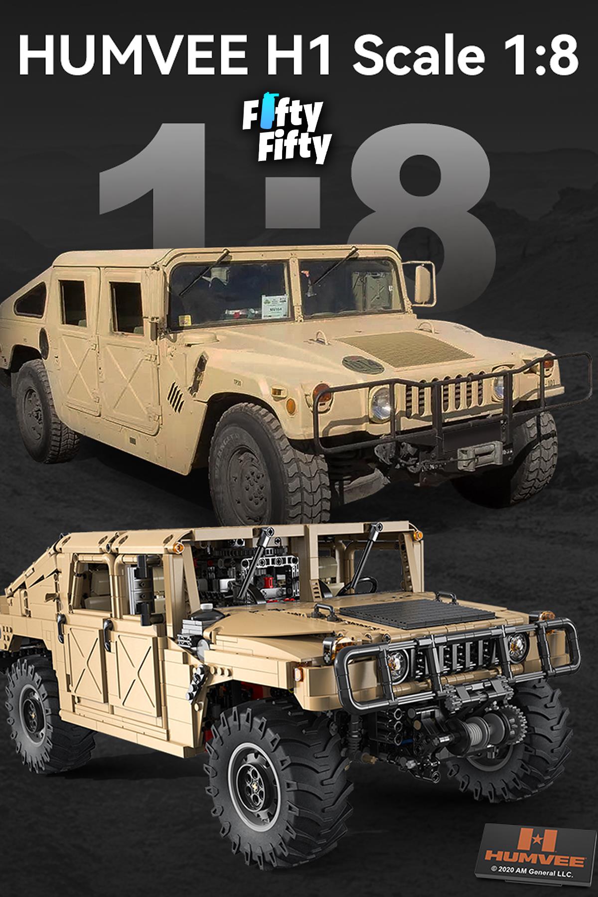 Cada HUMVEE-C61036W (3935 Parça) Profesyonel Oyuncak Yapım Seti