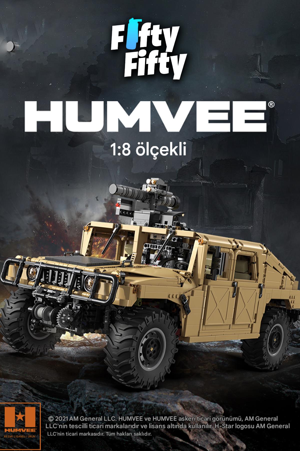 Cada HUMVEE-C61036W (3935 Parça) Profesyonel Oyuncak Yapım Seti