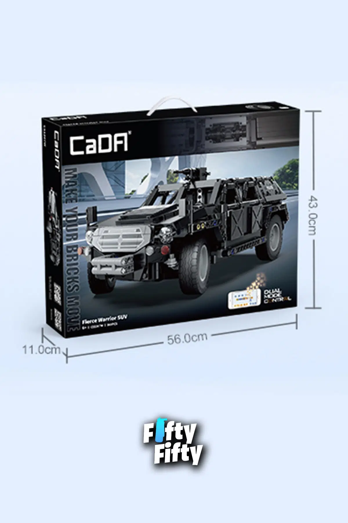 Cada Fierce Warrior SUV -C51207W (561 Parça) Profesyonel Oyuncak Yapım Seti -FFCADA-C51207