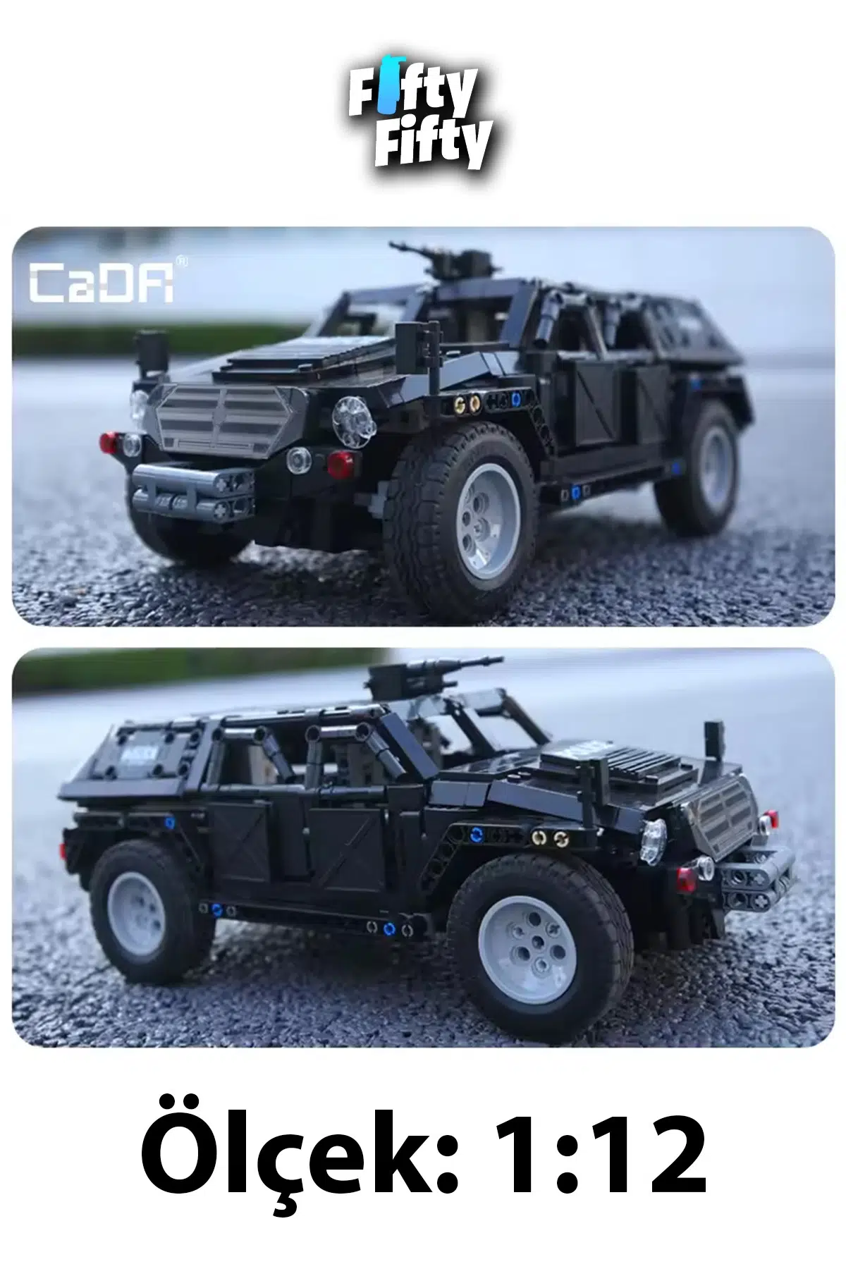 Cada Fierce Warrior SUV -C51207W (561 Parça) Profesyonel Oyuncak Yapım Seti -FFCADA-C51207