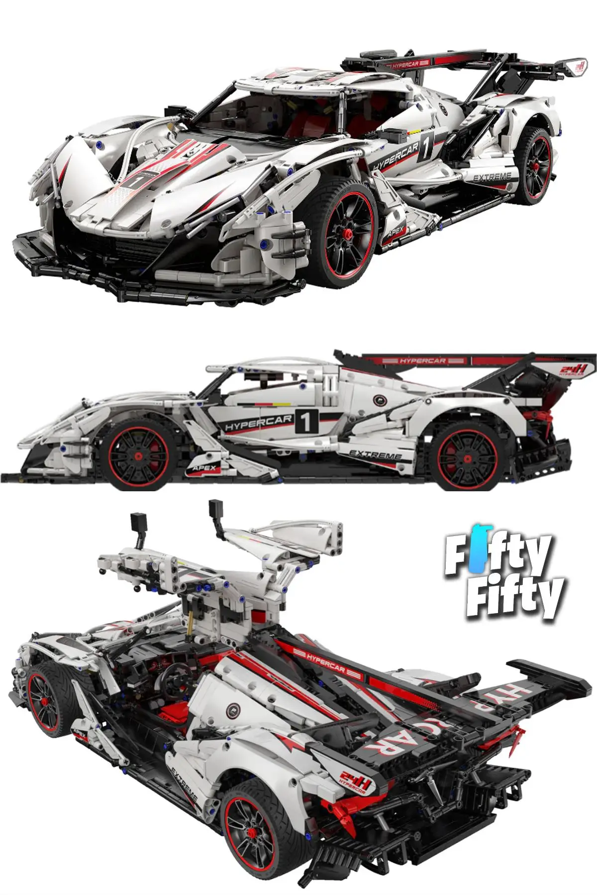 Cada V12 Hypercar -C61053W (4449 Parça) Profesyonel Oyuncak Yapım Seti