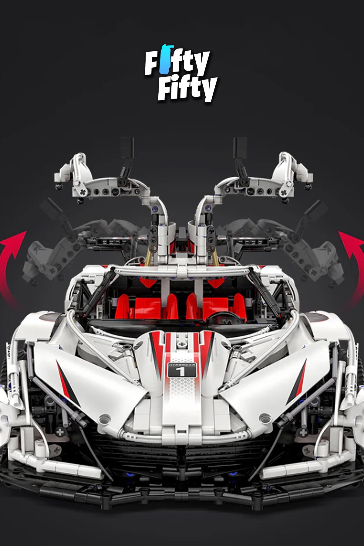 Cada V12 Hypercar -C61053W (4449 Parça) Profesyonel Oyuncak Yapım Seti
