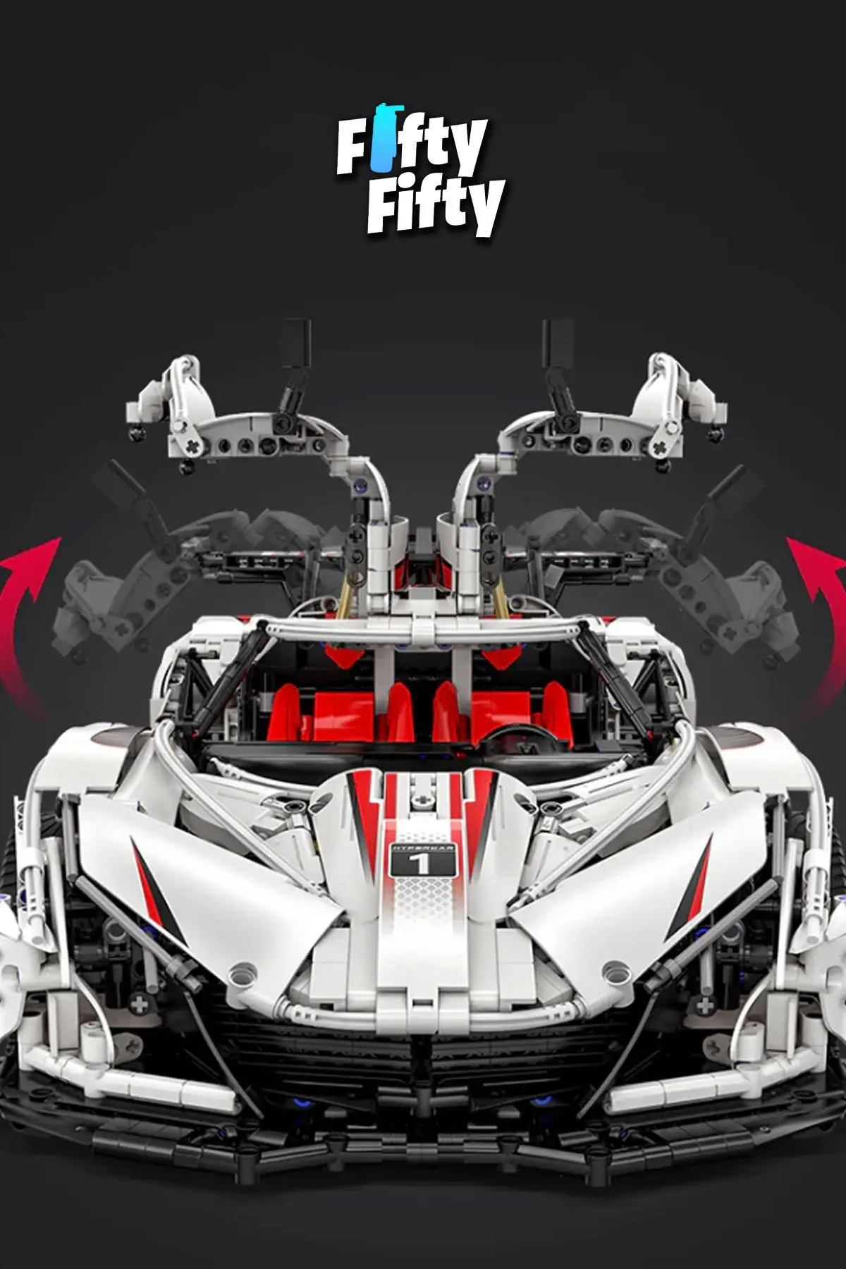 Cada V12 Hypercar -C61053W (4449 Parça) Profesyonel Oyuncak Yapım Seti