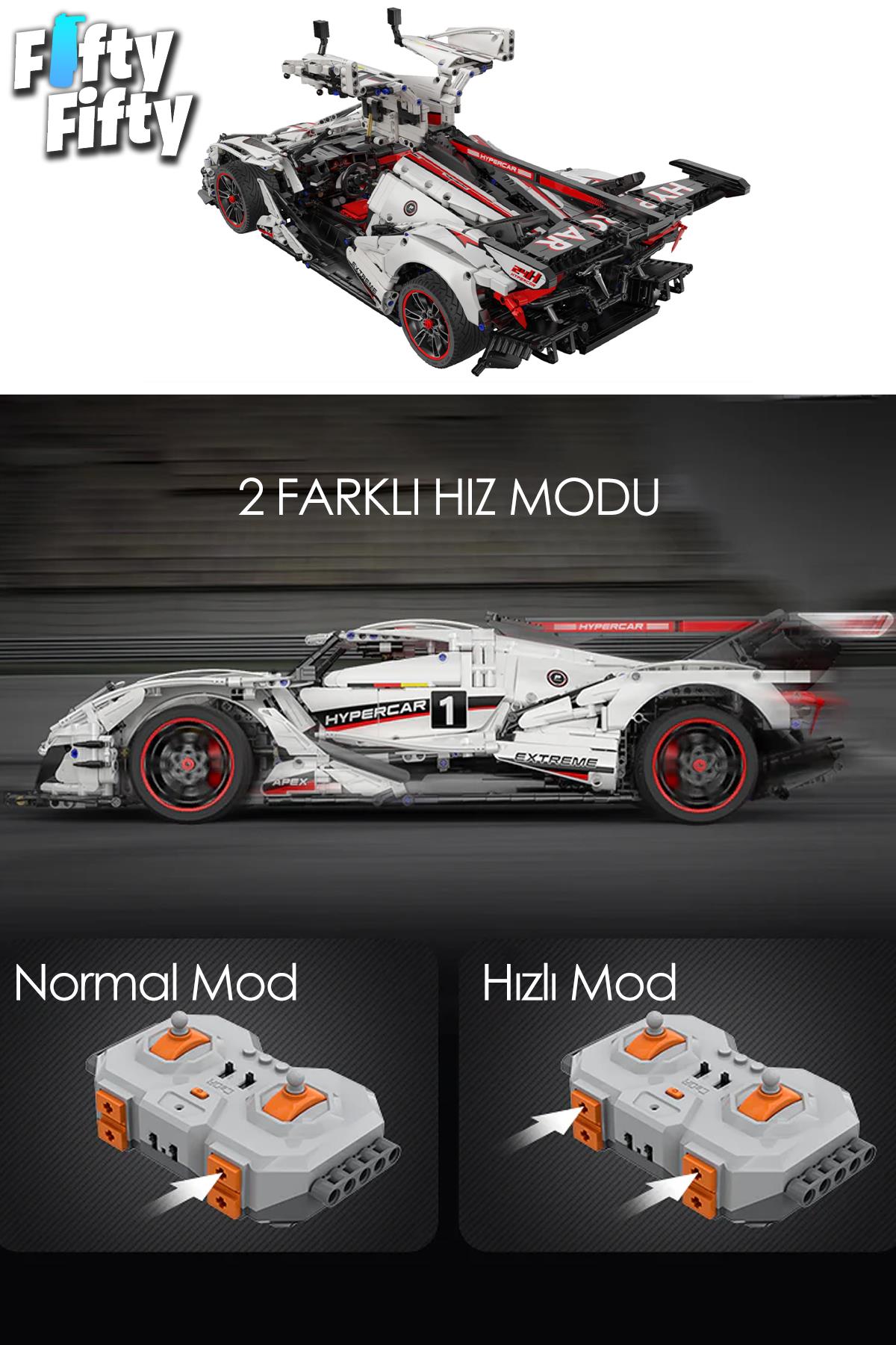 Cada V12 Hypercar -C61053W (4449 Parça) Profesyonel Oyuncak Yapım Seti