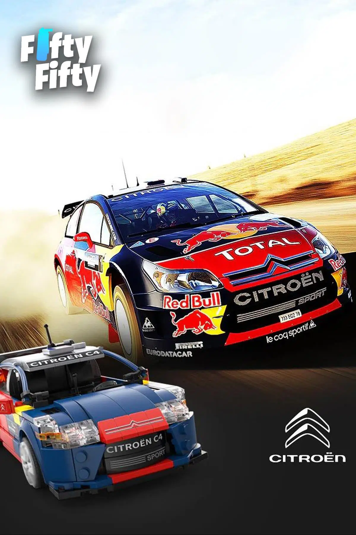 Cada Citroen C4 WRC Uzaktan Kumandalı -C51078W (329 Parça) Oyuncak Yapım Seti