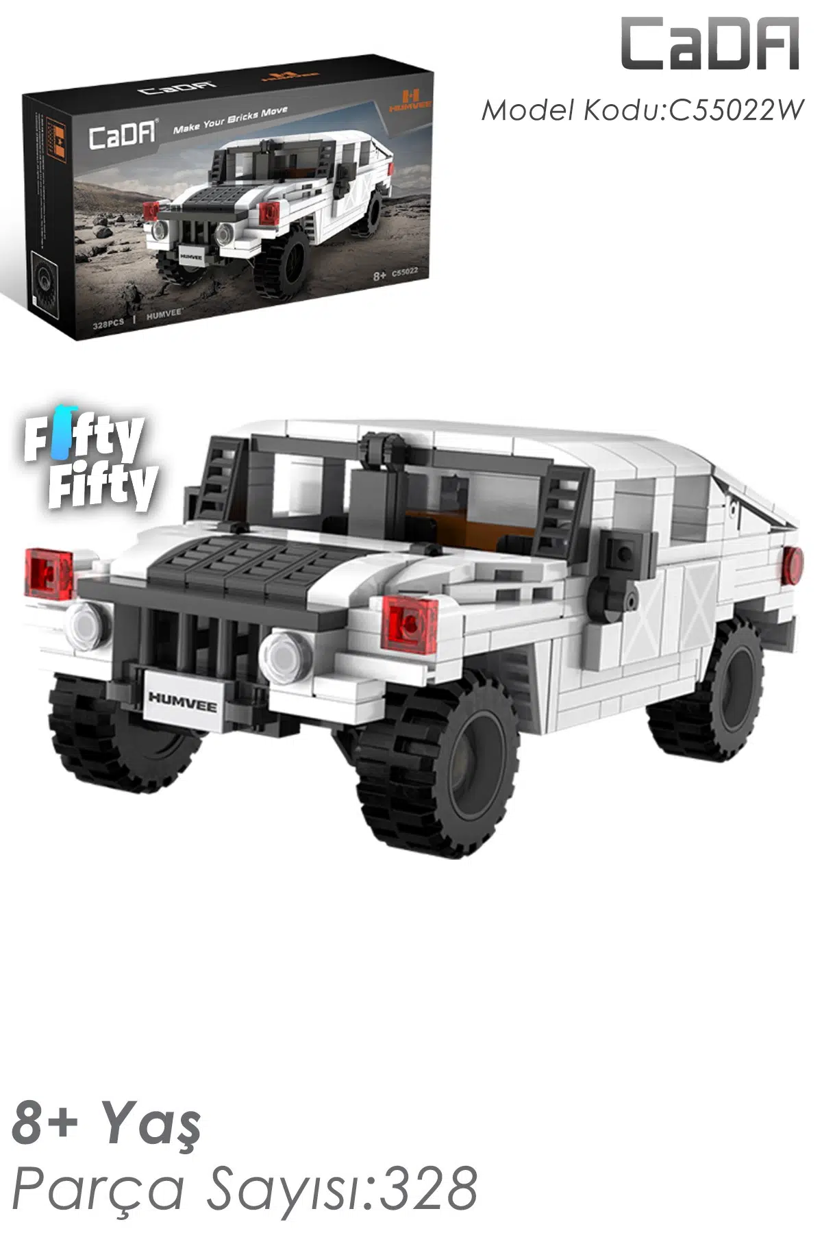 Cada Humvee -C55022W (328 Parça) Oyuncak Yapım Seti