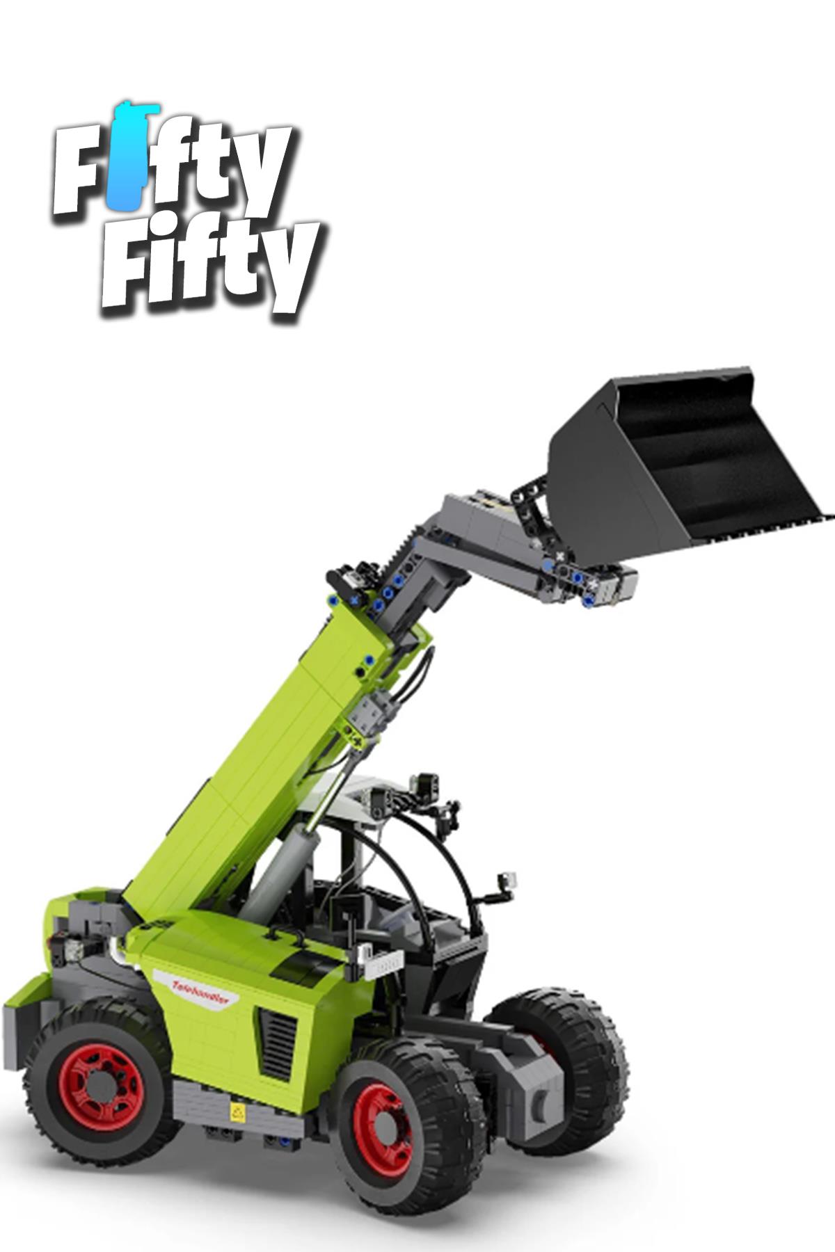 Cada Telehandler -C61051W (1469 Parça) Uzaktan Kumandalı Oyuncak Yapım Seti