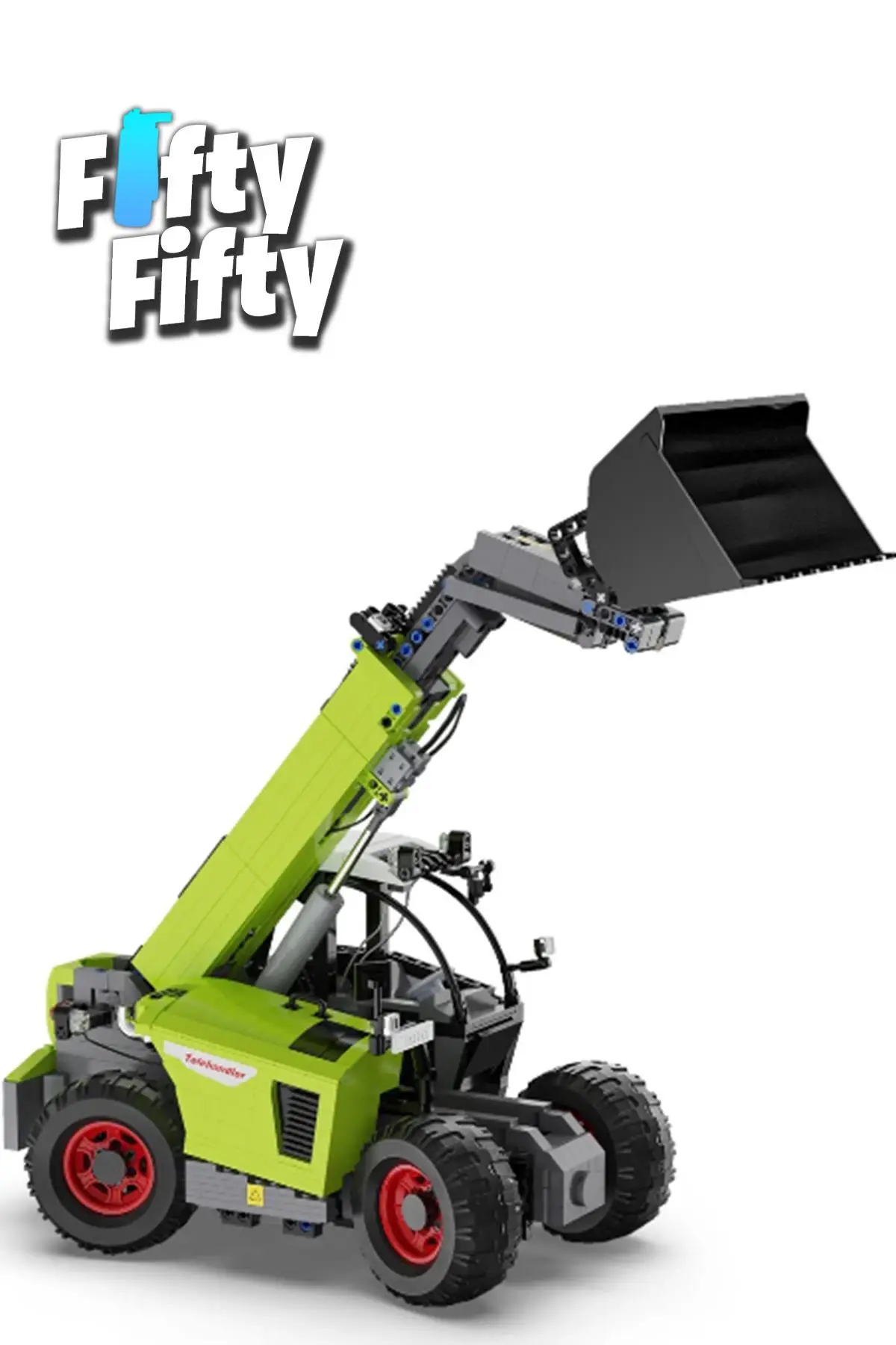 Cada Telehandler -C61051W (1469 Parça) Uzaktan Kumandalı Oyuncak Yapım Seti