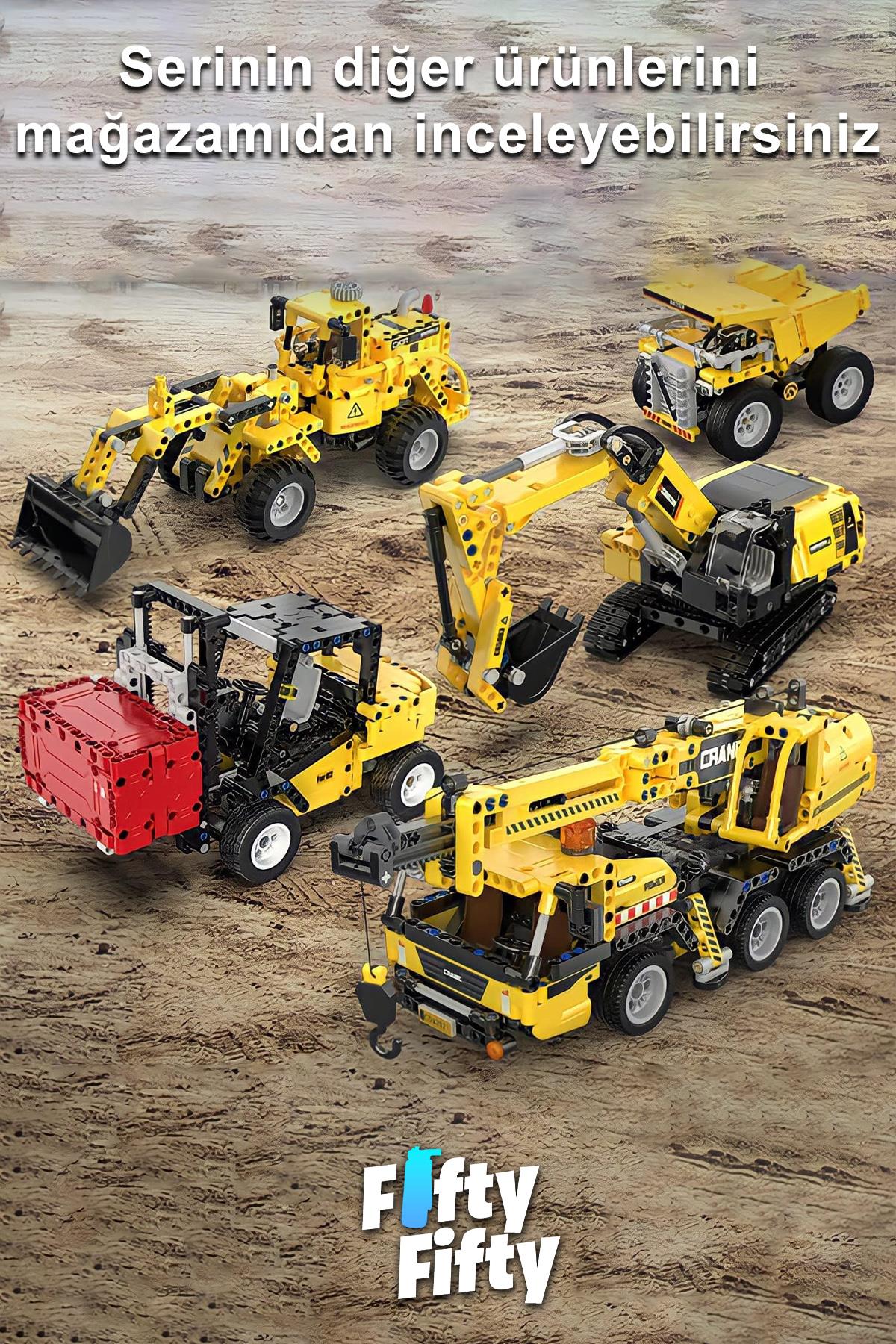 Cada Inşaat Iş Makinası Serisi Buldozer -C65004W (693 Parça) Oyuncak Yapım Seti