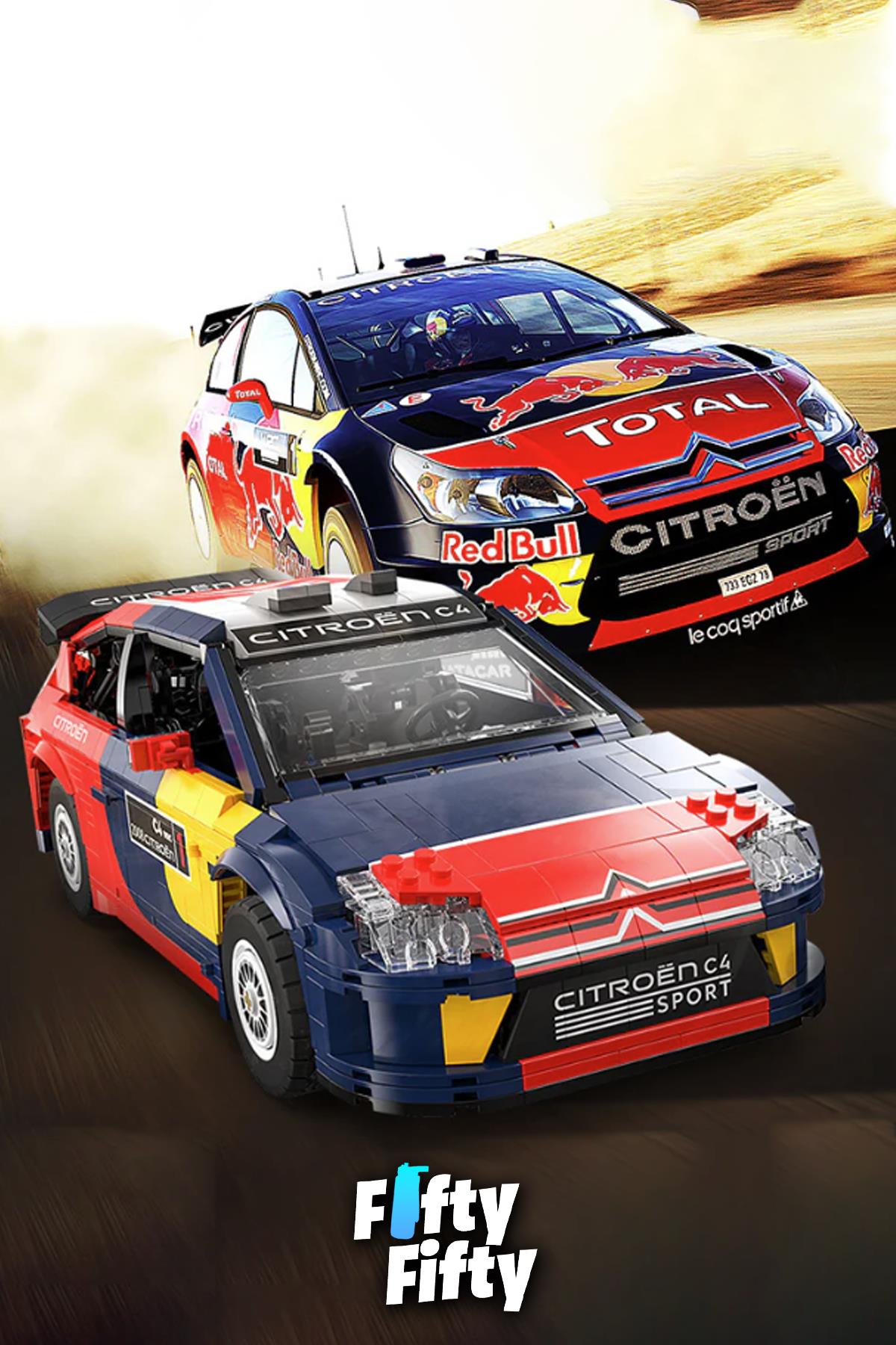 Cada Citroen C4 Wrc 2008 -C62005W (1569 Parça) Profesyonel Oyuncak Yapım Seti