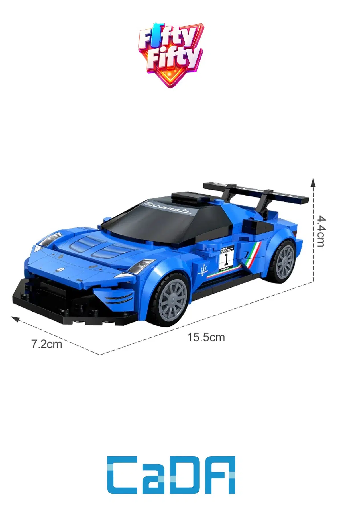 Cada Maserati GT2 1:24 C55031W (240 Parça) Oyuncak Yapım Seti Blok Araba FFCADA-C55031W