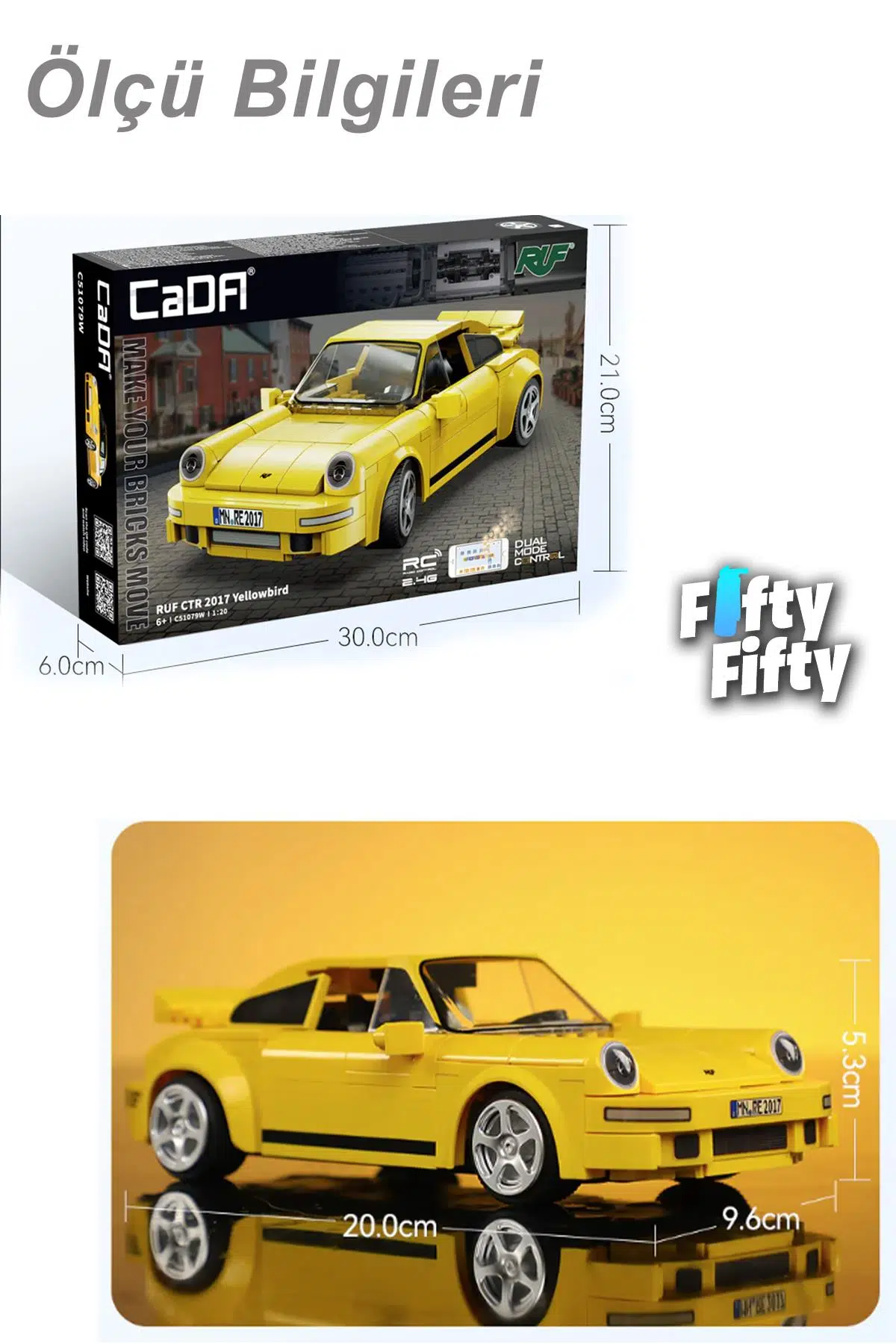 Cada Ruf Ctr 2017 Uzaktan Kumandalı -C51079W (222 Parça) Oyuncak Yapım Seti