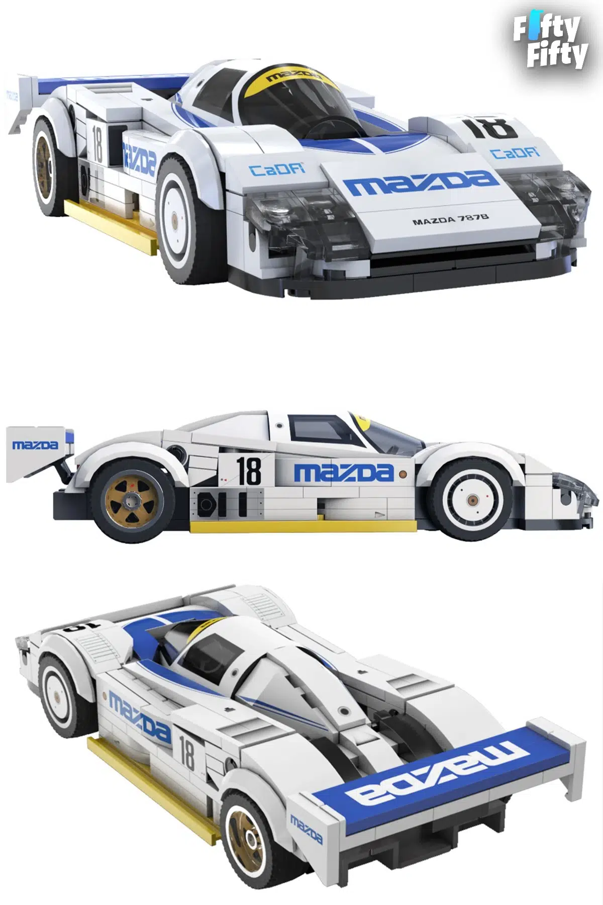 Cada MAZDA 787B 1991-C55029w (242 Parça) Oyuncak Yapım Seti