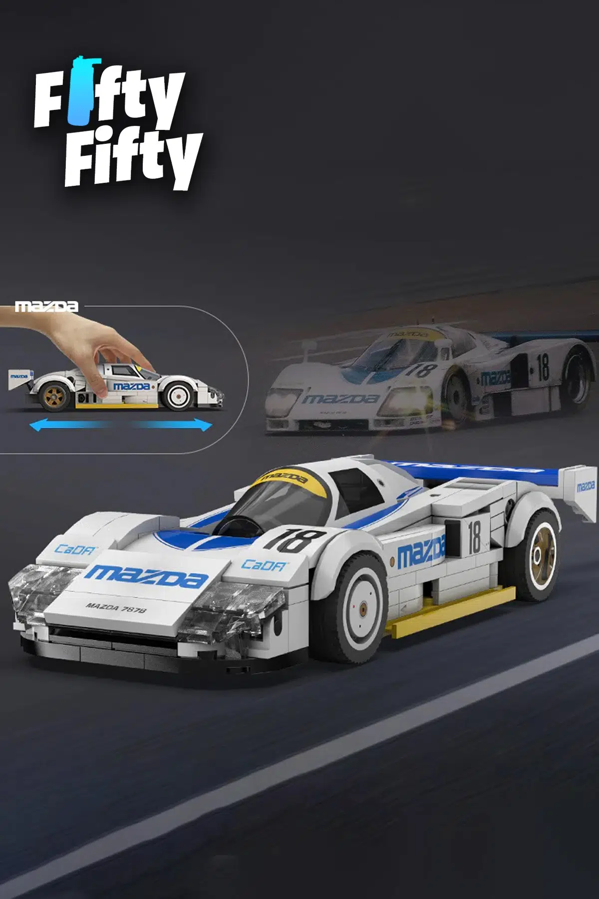 Cada MAZDA 787B 1991-C55029w (242 Parça) Oyuncak Yapım Seti