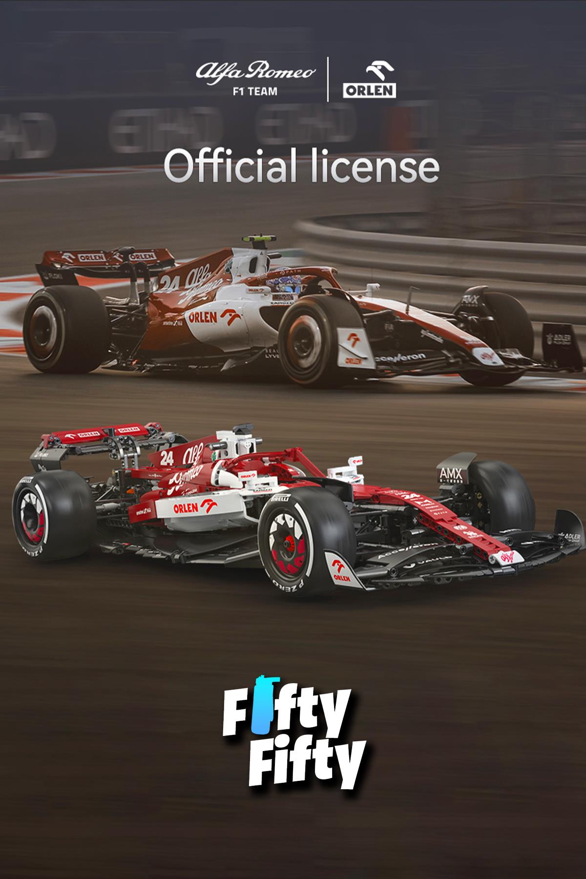 Cada Alfa Romeo F1 Orlean C42 -C64005W (1868 Parça) Oyuncak Yapım Seti