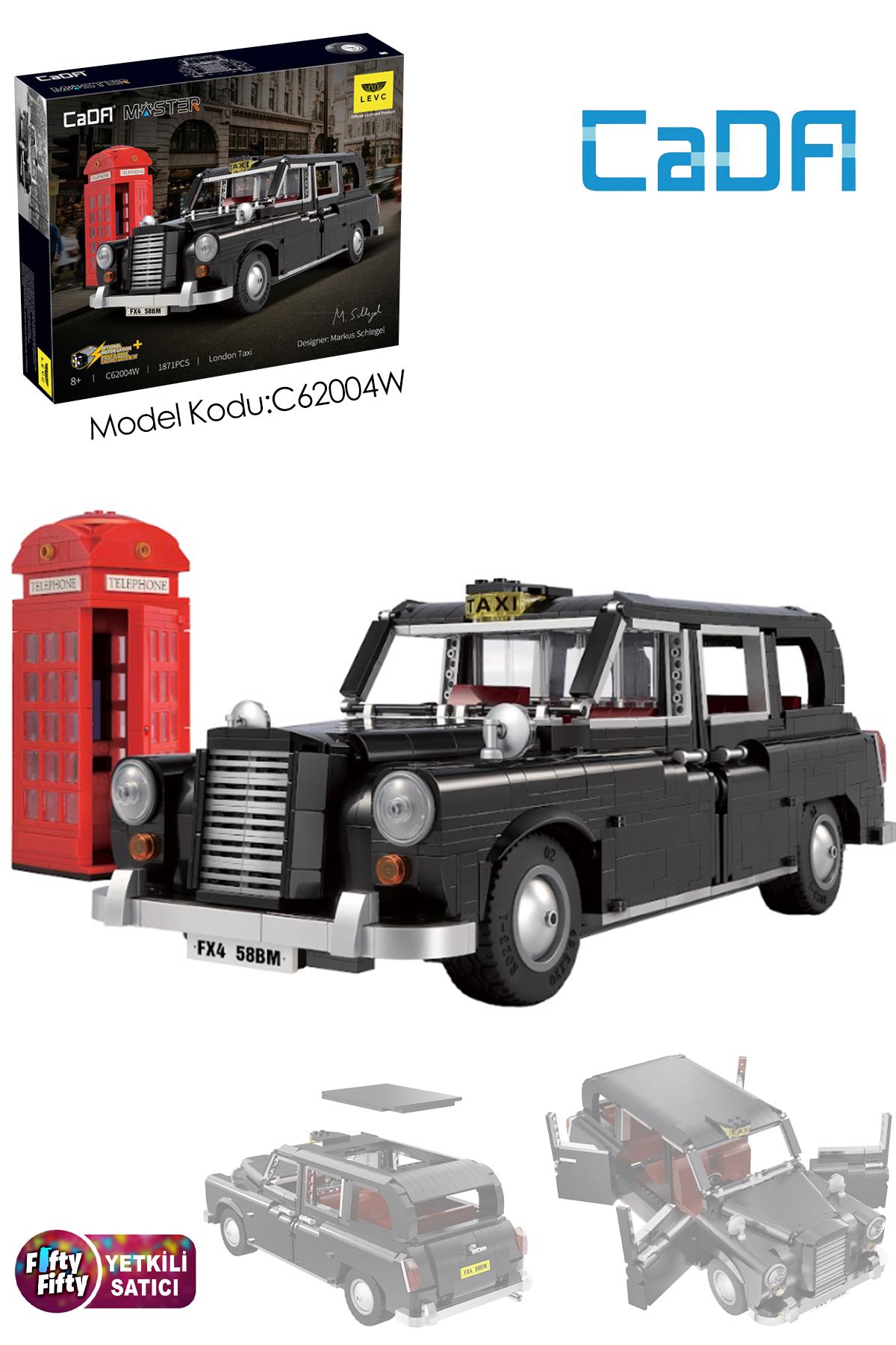 Cada London Taxi -C62004W (1871 Parça) Profesyonel Oyuncak Yapım Seti