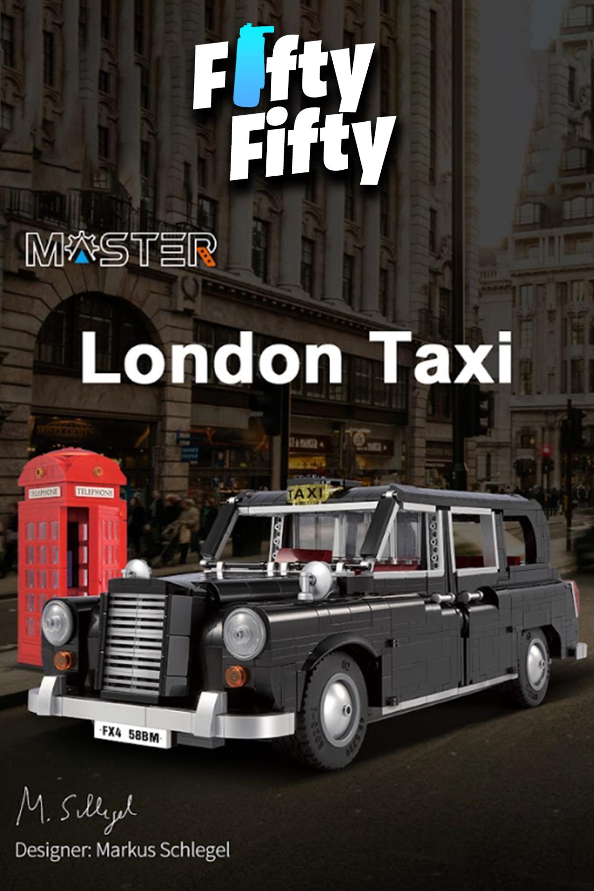 Cada London Taxi -C62004W (1871 Parça) Profesyonel Oyuncak Yapım Seti