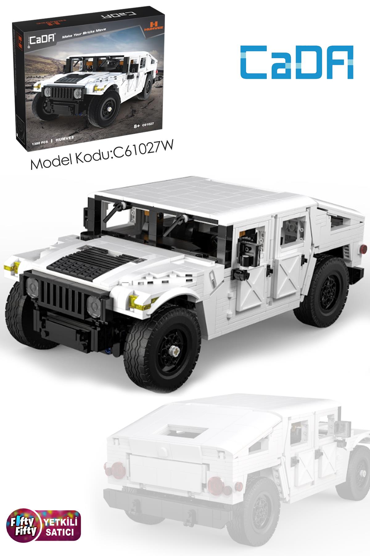 Cada Humvee -C61027W (1380 Parça) Profesyonel Oyuncak Yapım Seti