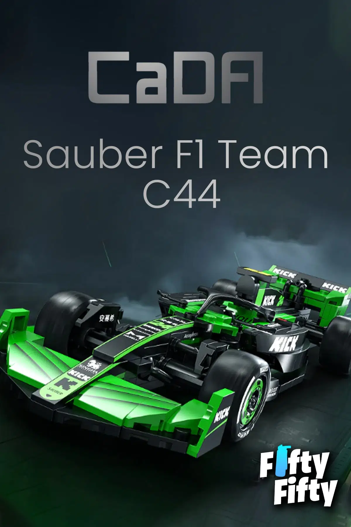 Cada F1 Formula Aracı Sauber1/24 Scale -C55032W (314 Parça) Oyuncak Yapım Seti FFCADA-C55032W