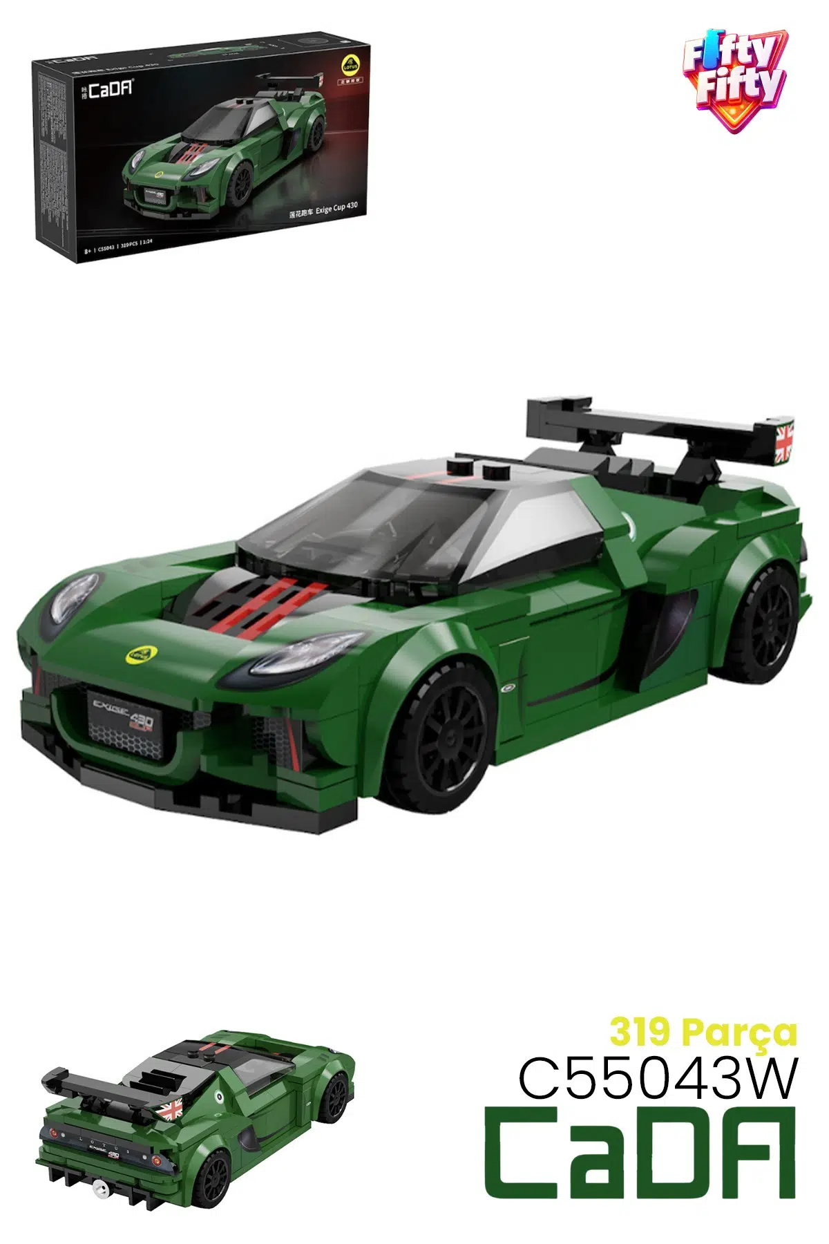 Cada Lotus Exige Cup 430 (319 Parça) Oyuncak Yapım Seti Blok Araba -FFCADA-C55043W