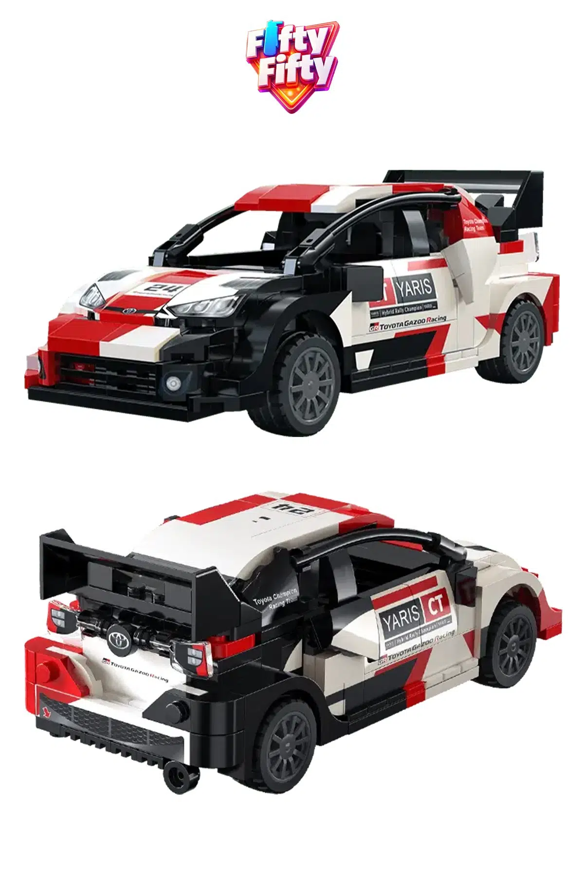 Cada Toyota Gr Yaris Rally One (317 Parça) Oyuncak Yapım Seti Blok Araba -FFCADA-C55039W