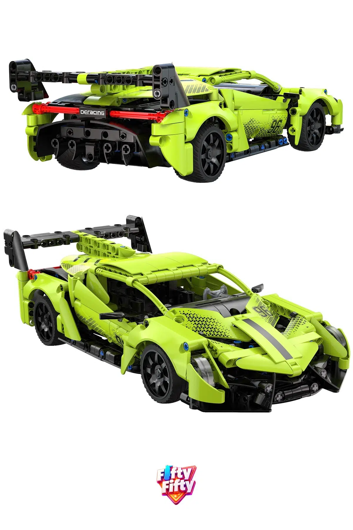Cada Uzaktan Kumandalı PHANTOM Spor Araba (416 Parça) Oyuncak Yapım Seti Blok Araba FF-C51309W