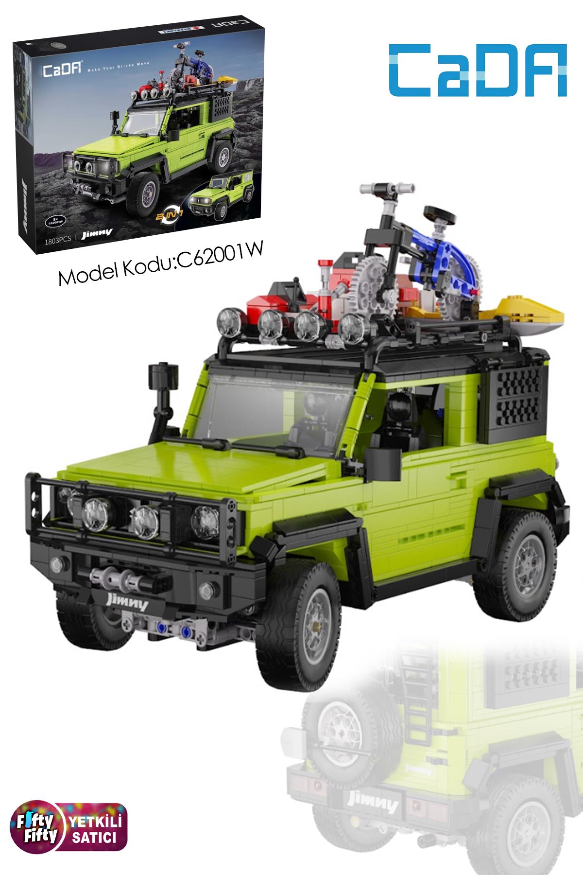 Cada Suzukı Jımny -C62001W (1803 Parça) Profesyonel Oyuncak Yapım Seti
