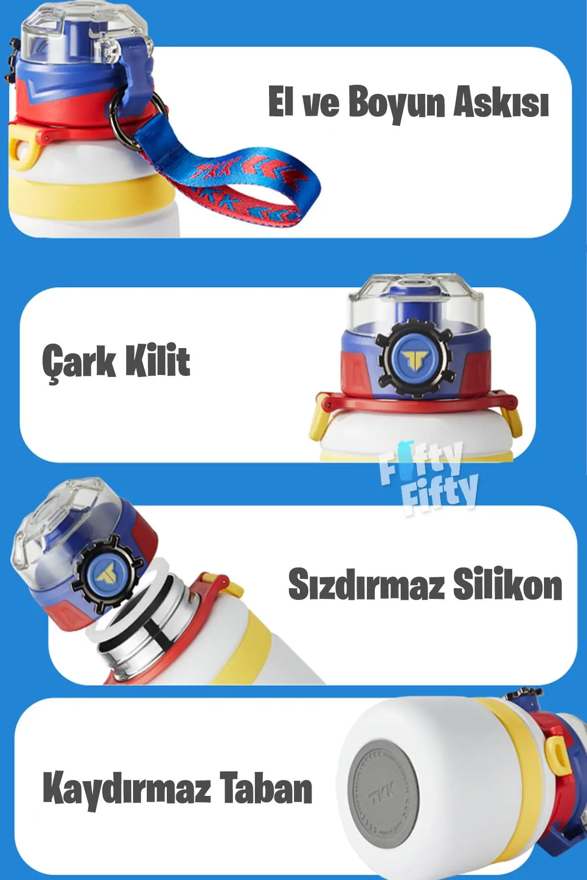 TKK 600 ML Çelik Su Matarası Çift Kullanım Pipetli/Rahat İçim 12 Saat Sıcak/24 Saat Soğuk Termos -2029-600ml