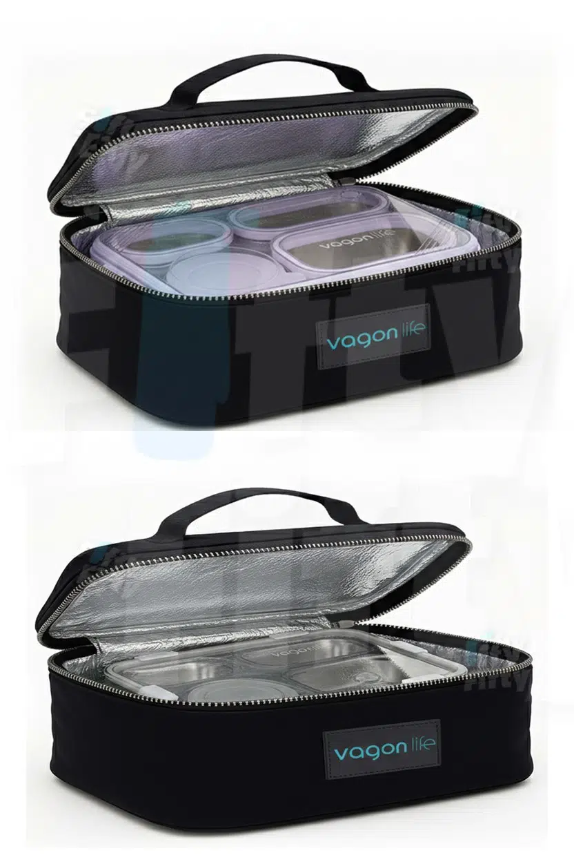 Isı Yalıtımlı Termal Yemek Beslenme Çantası Mama Taşıma Termos Çanta Sıcak ve Soğuk -FFVGNB1060