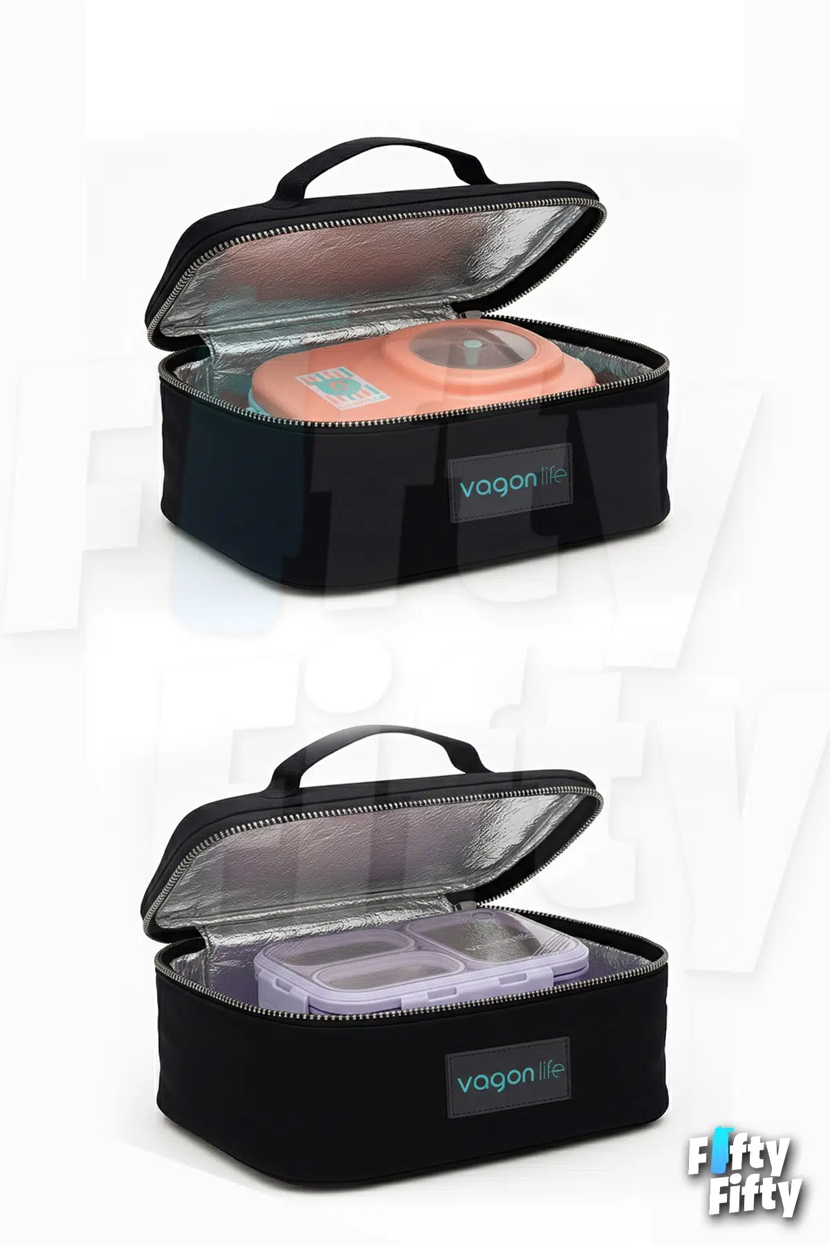 Isı Yalıtımlı Termal Yemek Beslenme Çantası Mama Taşıma Termos Çanta Sıcak ve Soğuk -FFVGNB1061