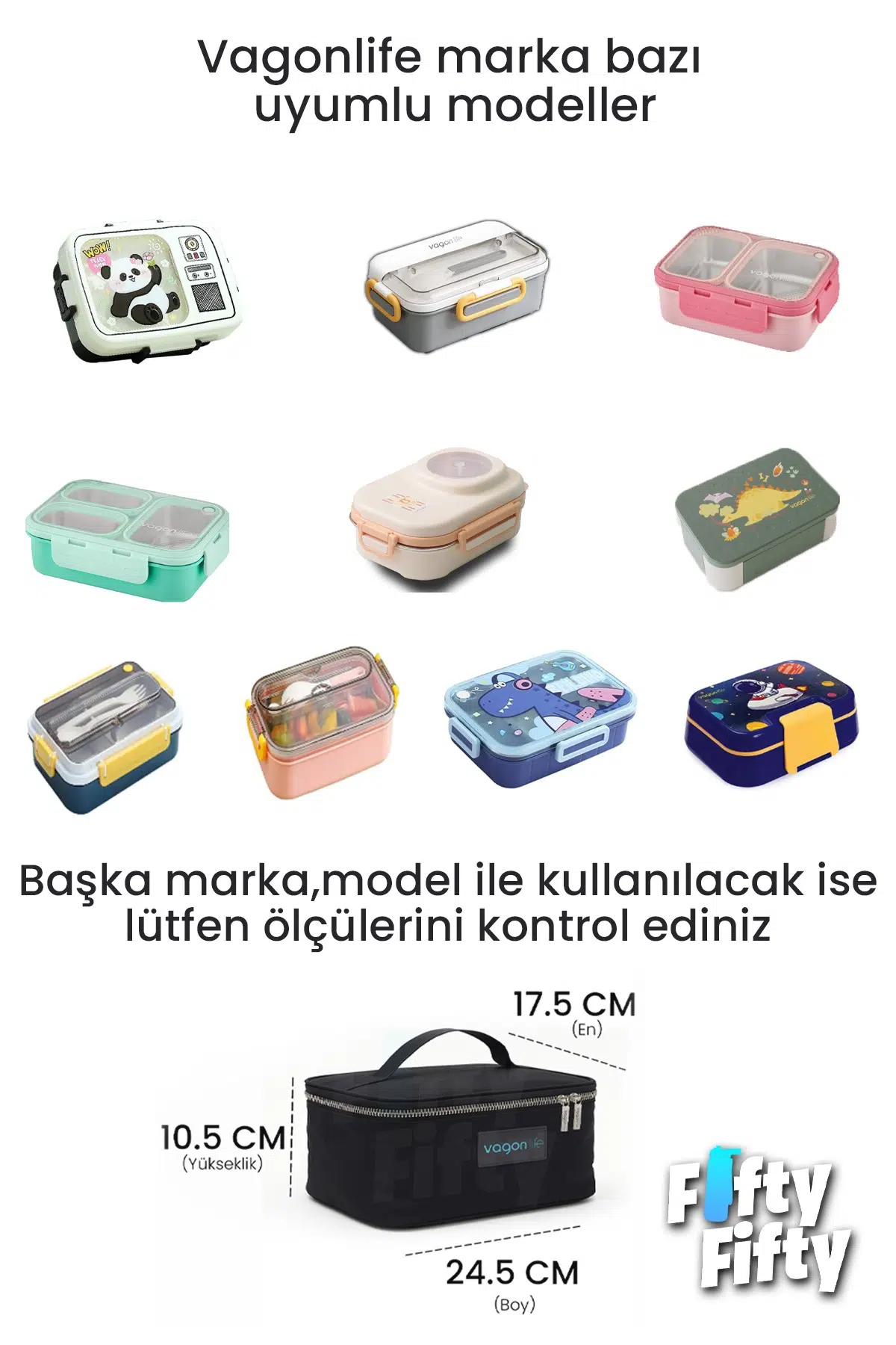 Isı Yalıtımlı Termal Yemek Beslenme Çantası Mama Taşıma Termos Çanta Sıcak ve Soğuk -FFVGNB1061