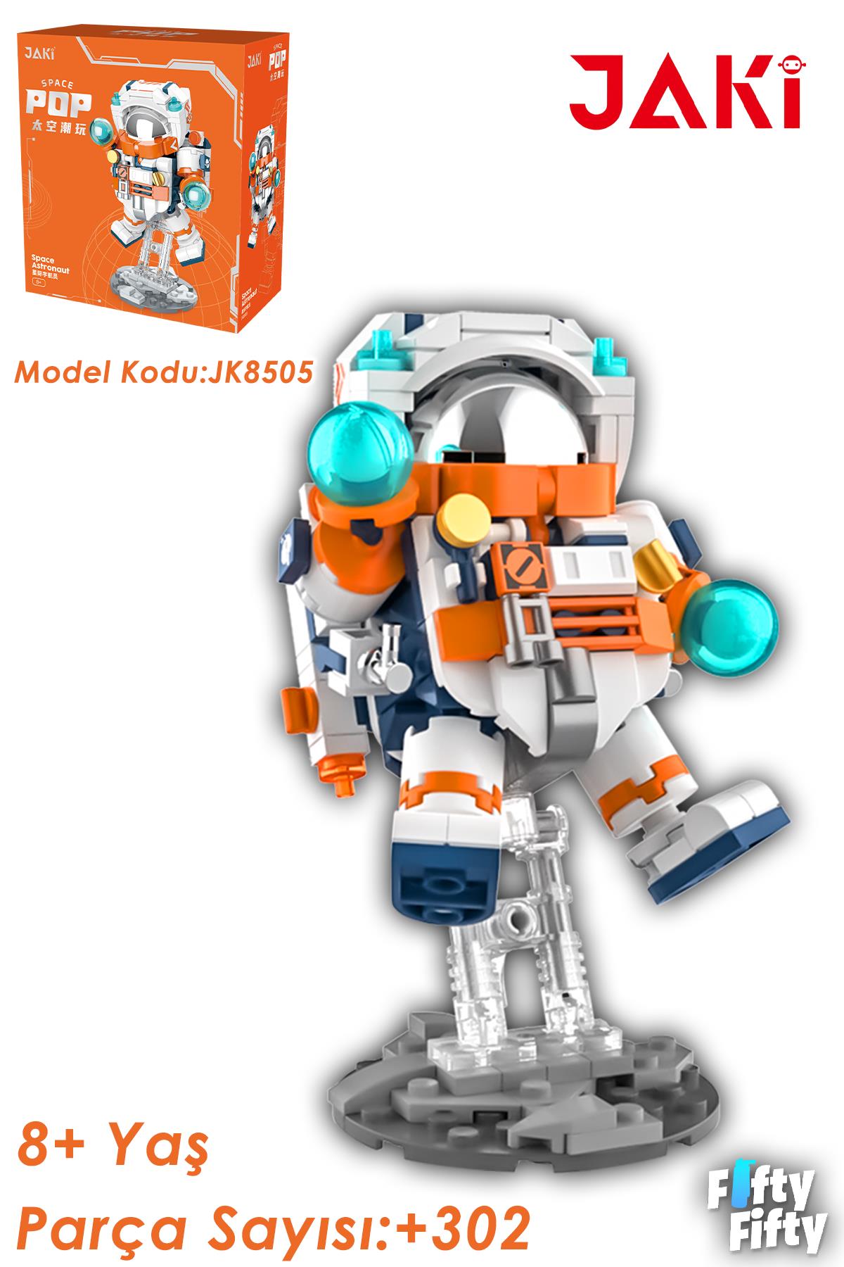 Jaki Mini Space Serisi/astronot -JK8505 (+302 Parça) Oyuncak Yapım Seti