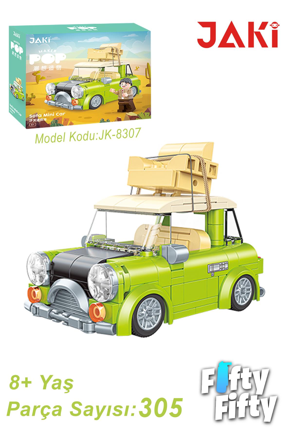 Jaki Maker Pop Tatil Arabası -JK8307(305 Parça) Oyuncak Yapım Seti