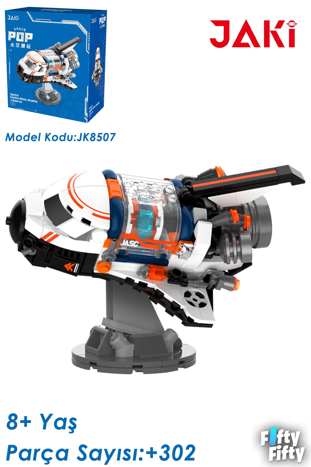 Jaki Mini Space Serisi/uzay ROKETI-JK8508 (+302 Parça) Oyuncak Yapım Seti